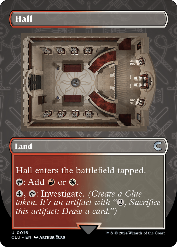 Hall (CLU-016) [Ravnica: Clue Edition] (Borderless) MTG Single Wizards of the Coast