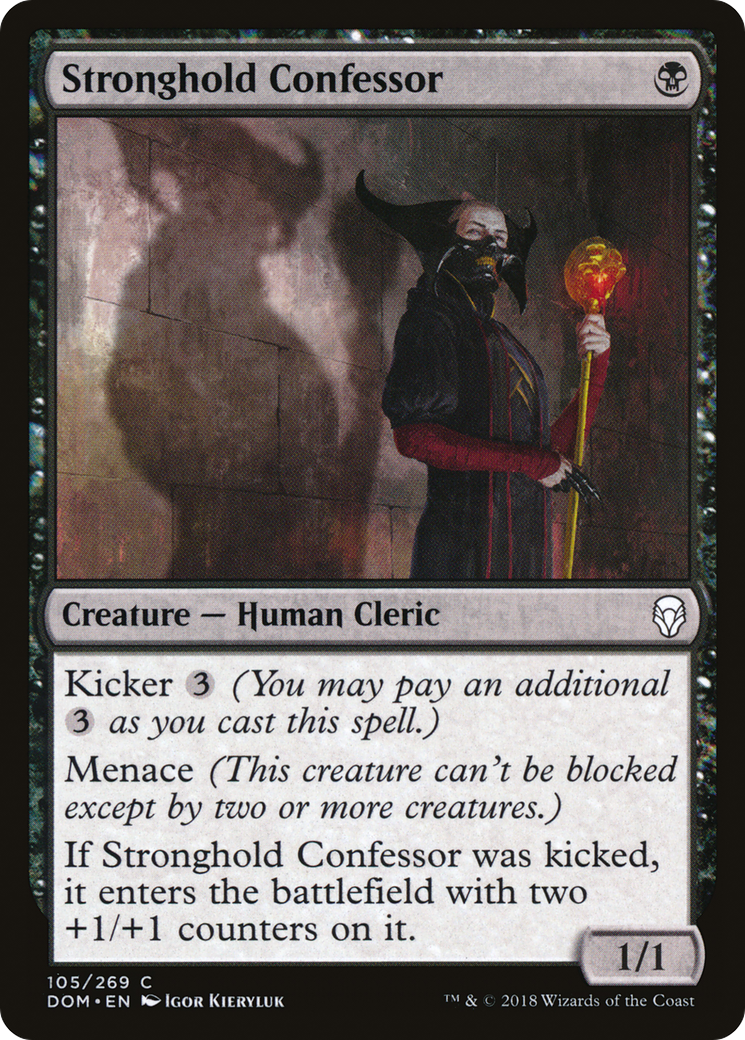 Stronghold Confessor (DOM-105) [Dominaria] Foil MTG Single Wizards of the Coast