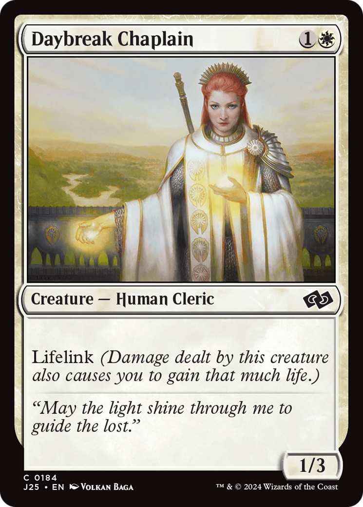 Daybreak Chaplain (J25-184) [Foundations Jumpstart] MTG Single Wizards of the Coast