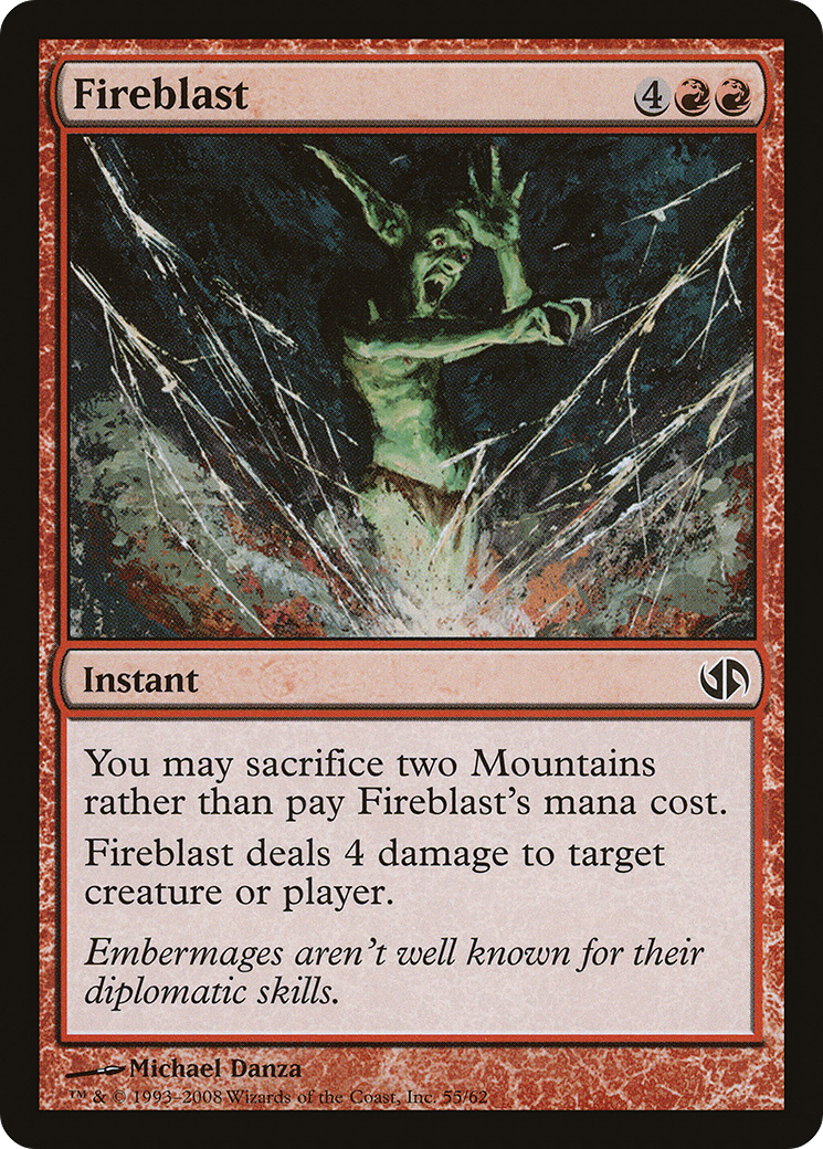 Fireblast (DD2-055) [Misc] Duel Decks: Jace vs. Chandra MTG Single Wizards of the Coast