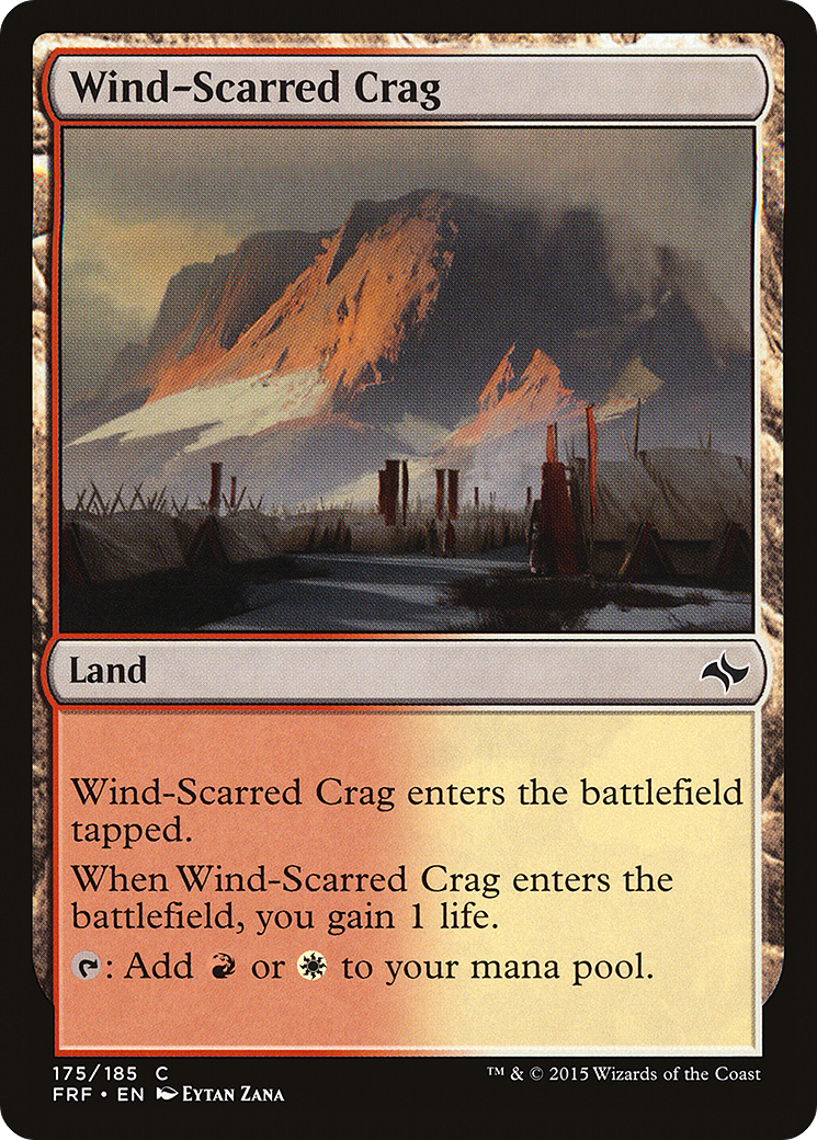Wind-Scarred Crag (FRF-175) [Fate Reforged] MTG Single Wizards of the Coast