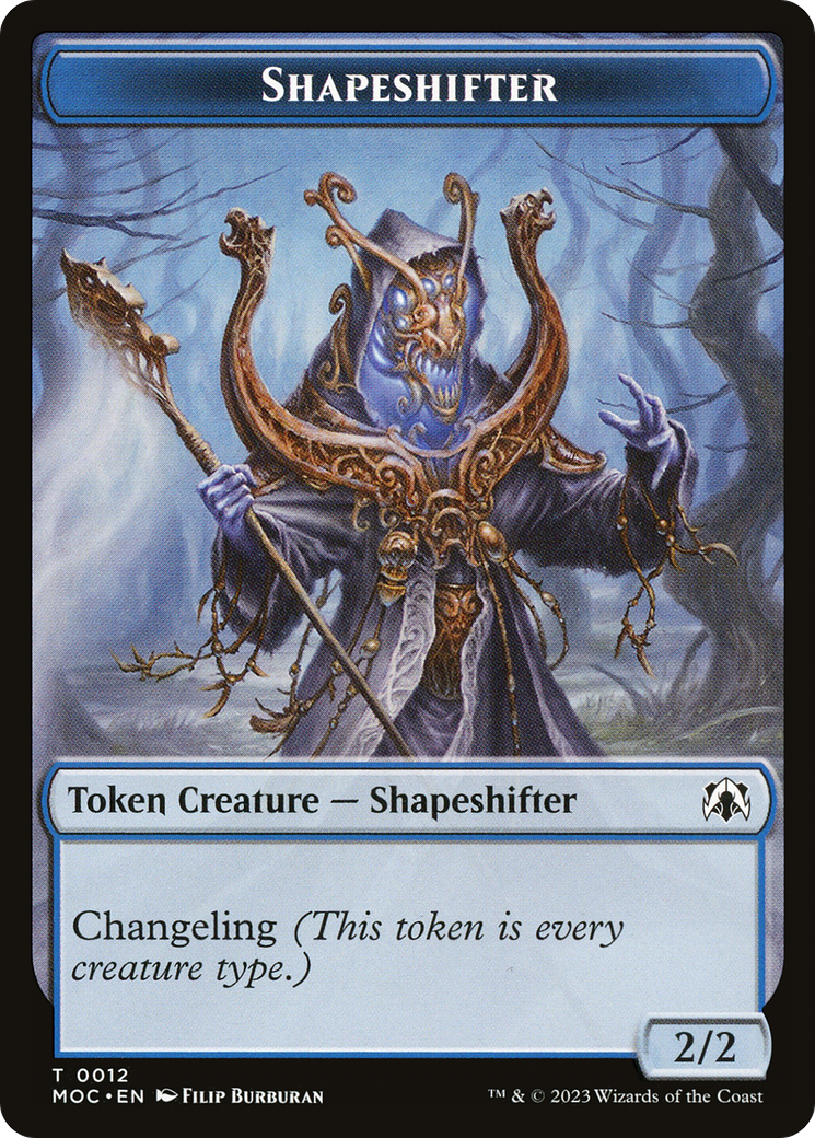Shapeshifter (TMOC-012) [Tokens] March of the Machine Commander Tokens MTG Single Wizards of the Coast