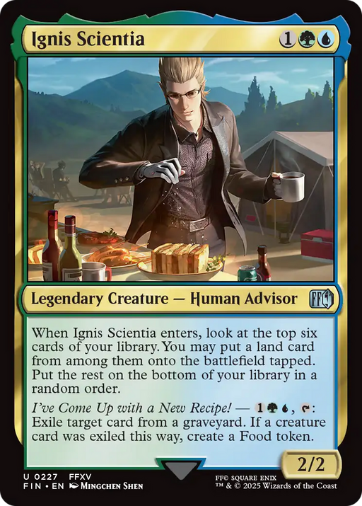 Ignis Scientia (FIN-227) [FINAL FANTASY] Foil MTG Single Wizards of the Coast