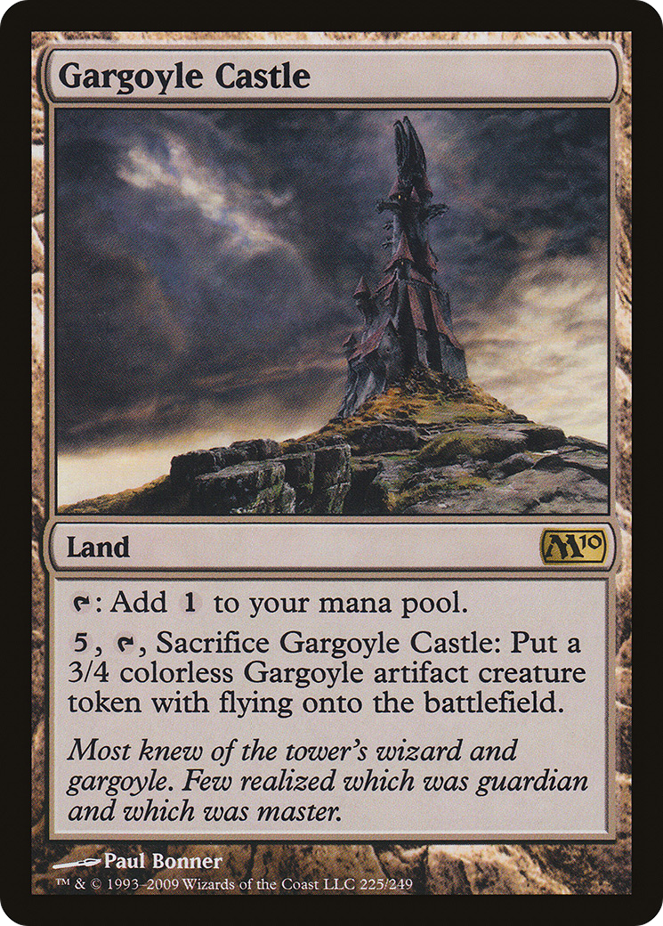 Gargoyle Castle (M10-225) [Magic 2010] Foil MTG Single Wizards of the Coast