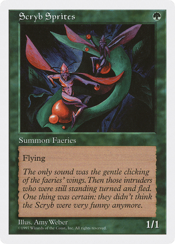 Scryb Sprites (5ED-324) [Fifth Edition] MTG Single Wizards of the Coast