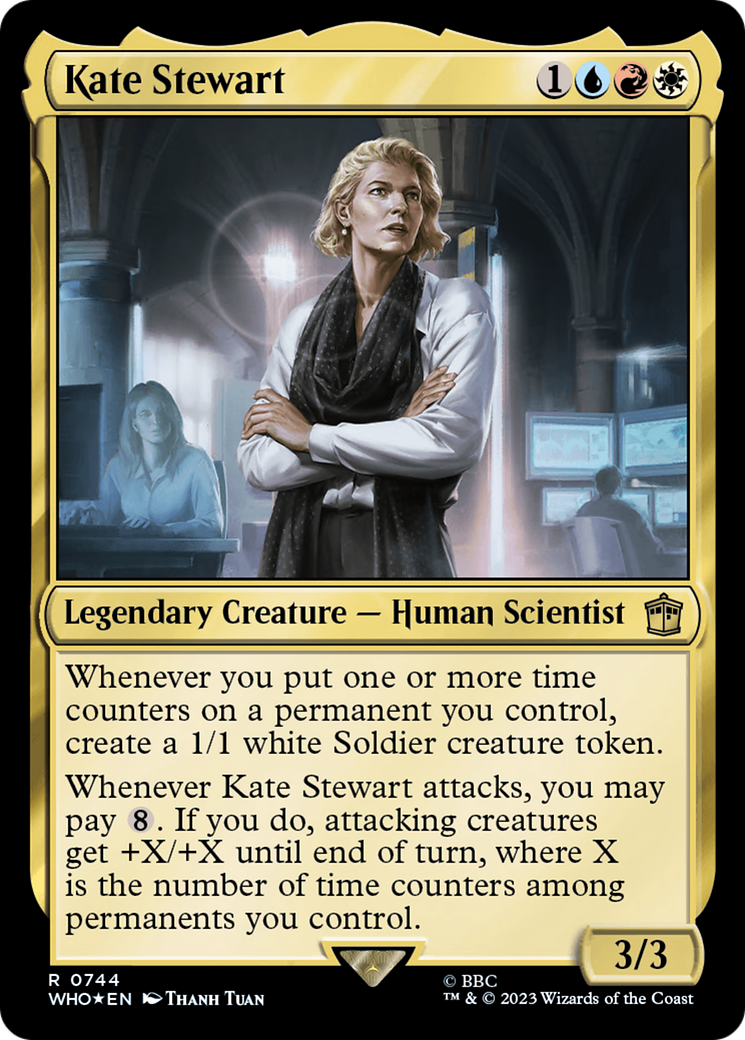 Kate Stewart (WHO-744) [Doctor Who] Foil MTG Single Wizards of the Coast