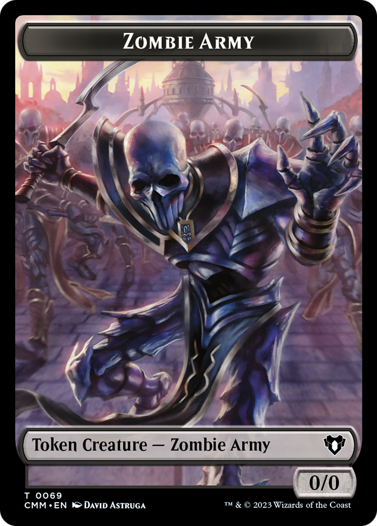 Zombie Army (TCMM-069) [Tokens] Commander Masters Tokens MTG Single Wizards of the Coast