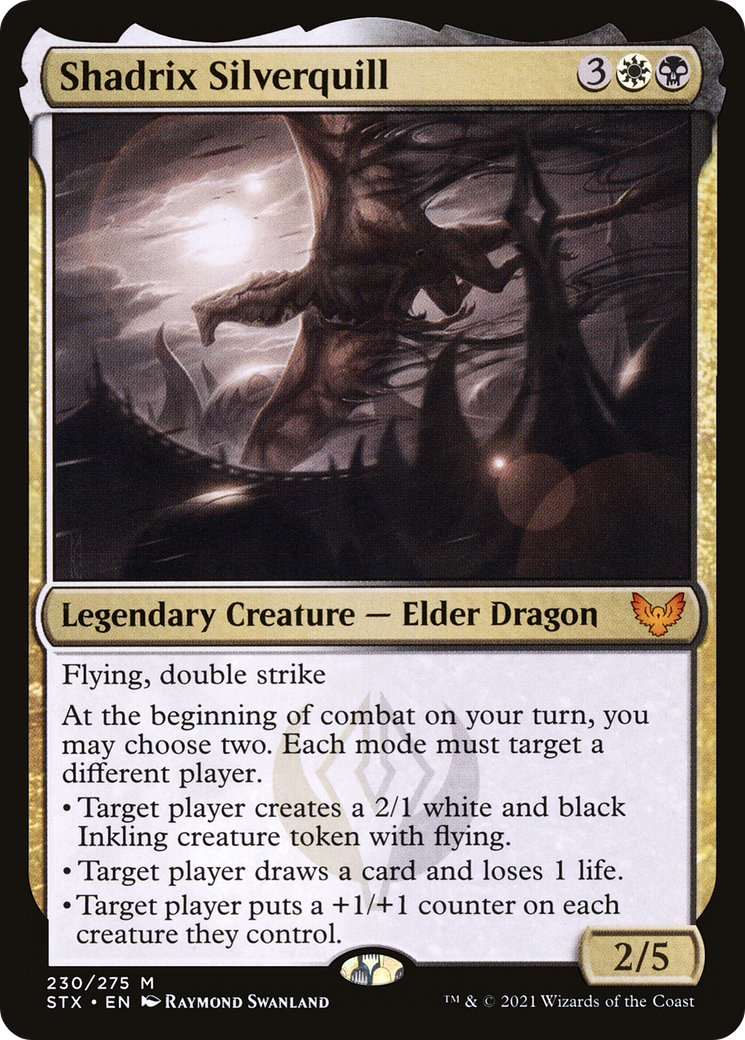 Shadrix Silverquill (STX-230) [Strixhaven: School of Mages] MTG Single Wizards of the Coast