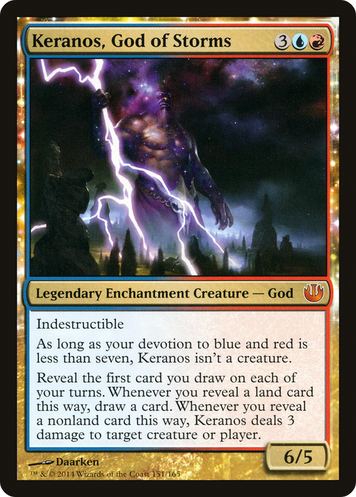 Keranos, God of Storms (JOU-151) [Journey into Nyx] MTG Single Wizards of the Coast