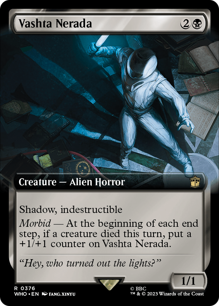Vashta Nerada (WHO-376) [Doctor Who] (Extended Art) MTG Single Wizards of the Coast