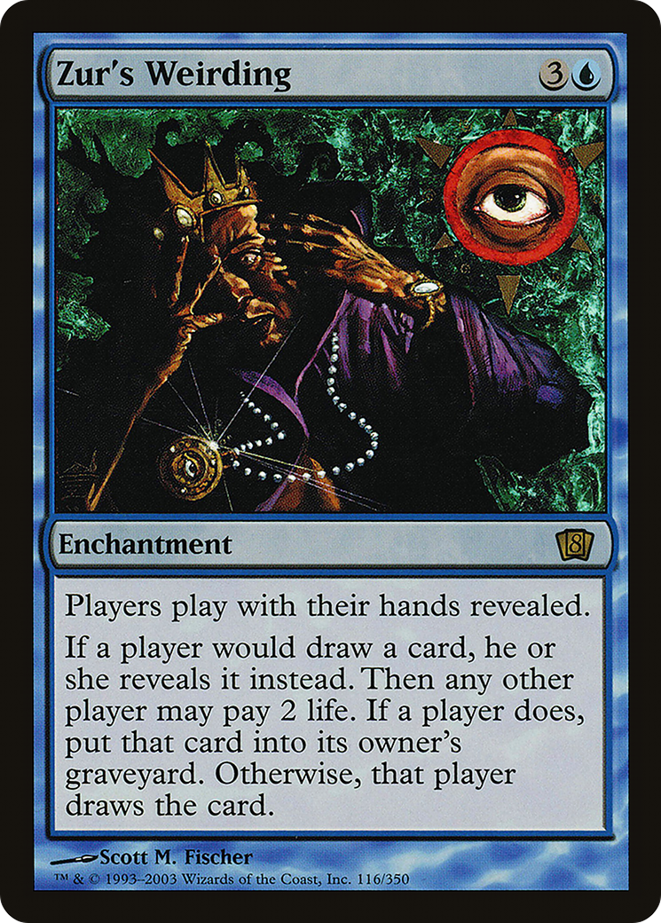 Zur's Weirding (8ED-116) [8th Edition] Foil MTG Single Wizards of the Coast