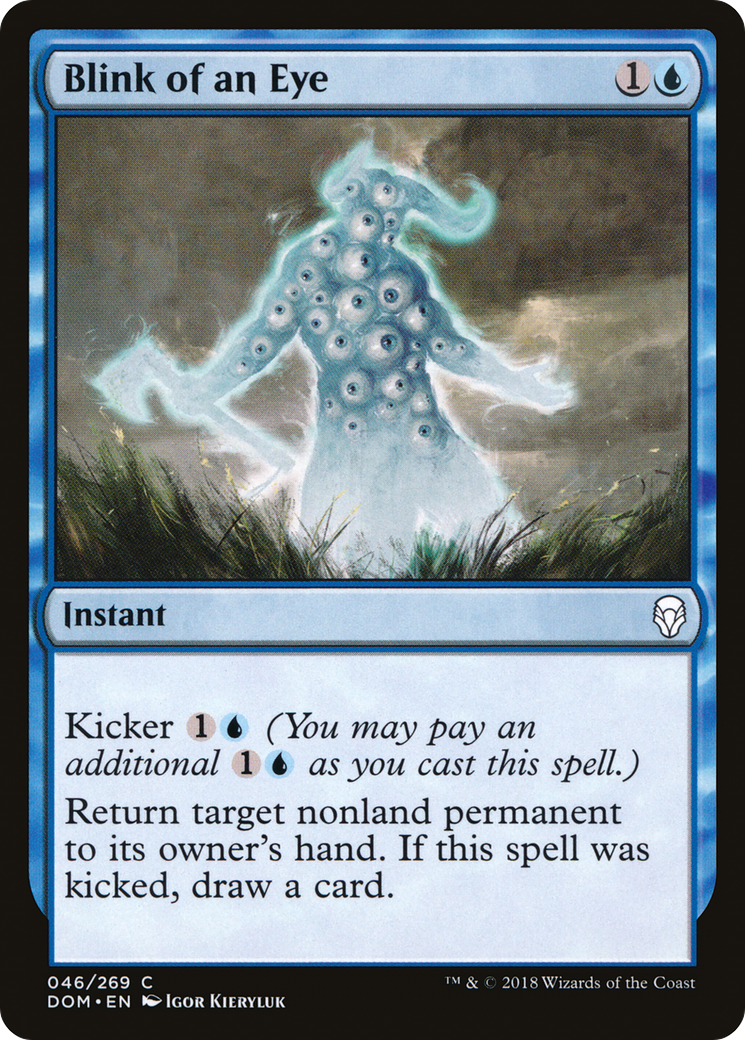 Blink of an Eye (DOM-046) [Dominaria] Foil MTG Single Wizards of the Coast