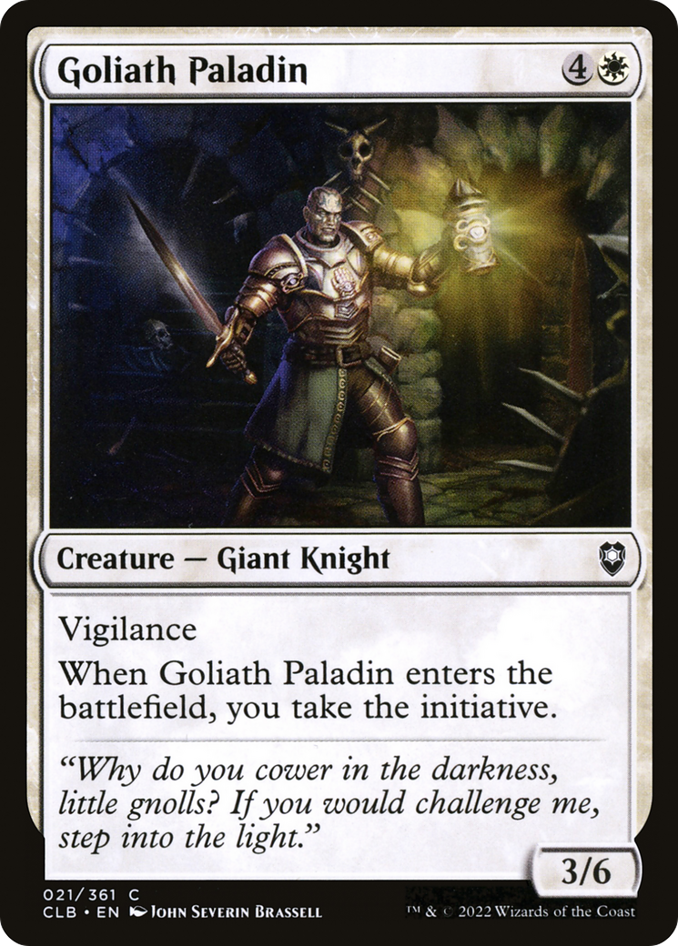 Goliath Paladin (CLB-021) [Commander Legends: Battle for Baldur's Gate] MTG Single Wizards of the Coast