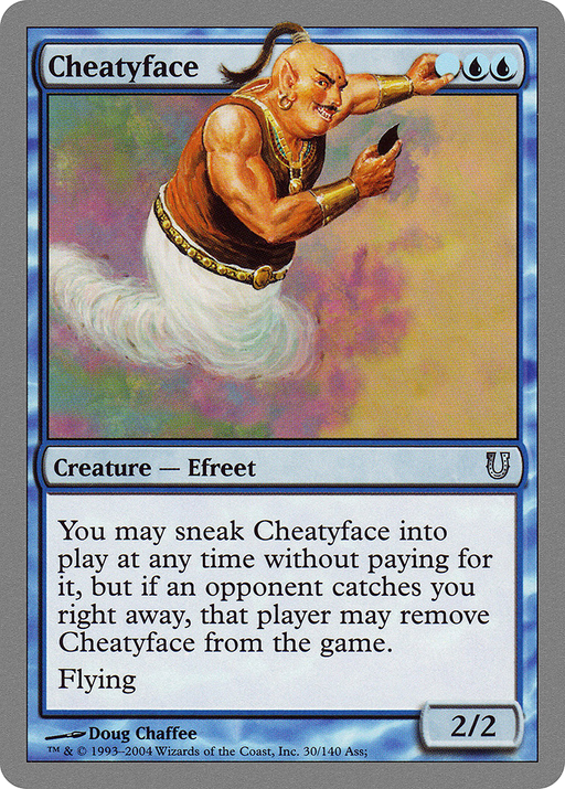 Cheatyface (UNH-030) [Unhinged] Foil MTG Single Wizards of the Coast
