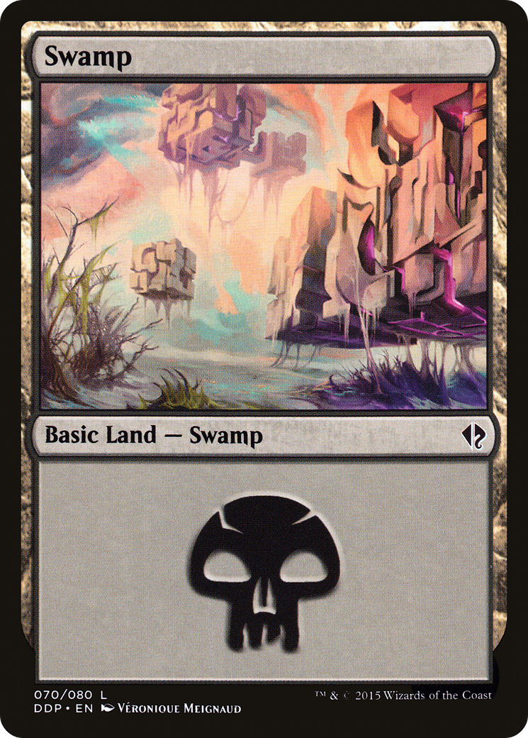 Swamp (070) (DDP-070) [Misc] Duel Decks: Zendikar vs. Eldrazi MTG Single Wizards of the Coast