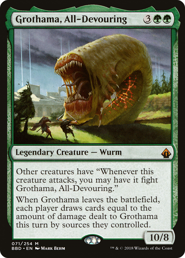 Grothama, All-Devouring (BBD-071) [Battlebond] Foil MTG Single Wizards of the Coast