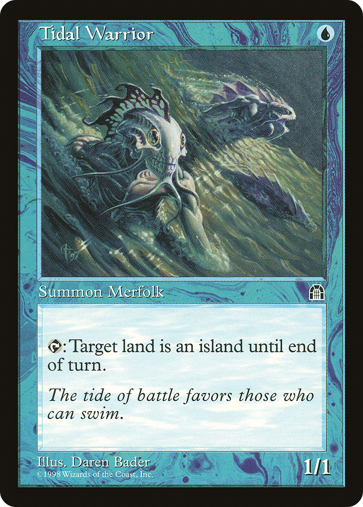Tidal Warrior (STH-047) [Stronghold] MTG Single Wizards of the Coast