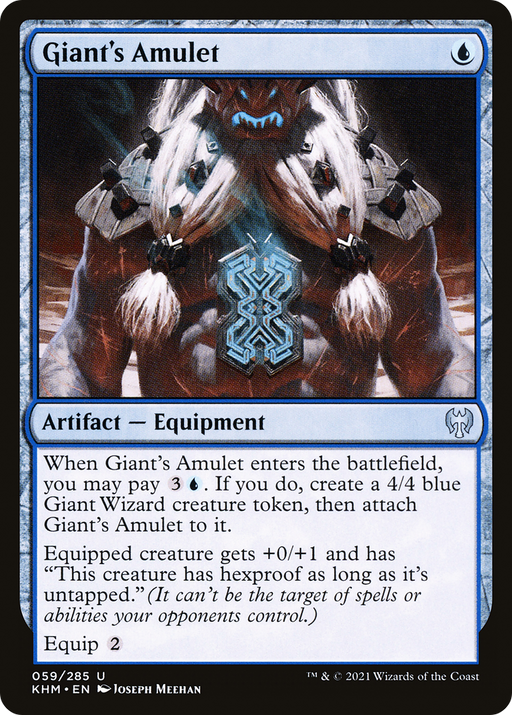 Giant's Amulet (KHM-059) [Kaldheim] MTG Single Wizards of the Coast