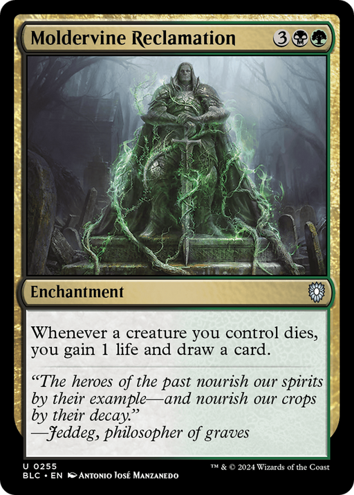Moldervine Reclamation (BLC-255) [Bloomburrow Commander] MTG Single Wizards of the Coast