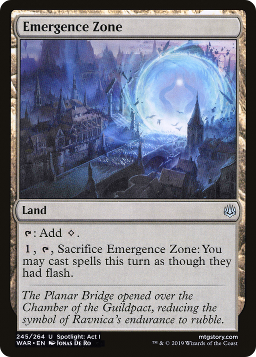 Emergence Zone (WAR-245) [War of the Spark] MTG Single Wizards of the Coast