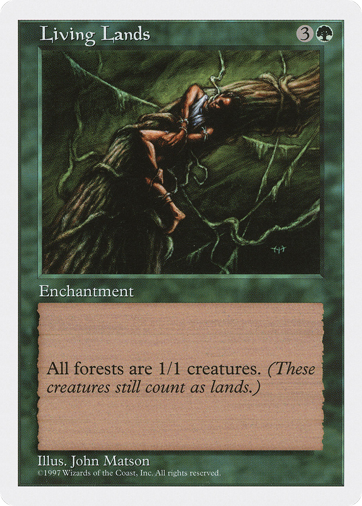 Living Lands (5ED-312) [Fifth Edition] MTG Single Wizards of the Coast