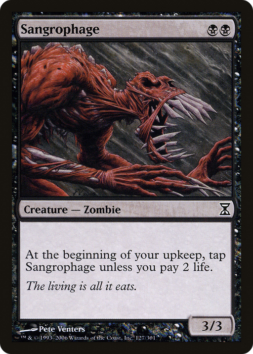 Sangrophage (TSP-127) [Time Spiral] Foil MTG Single Wizards of the Coast