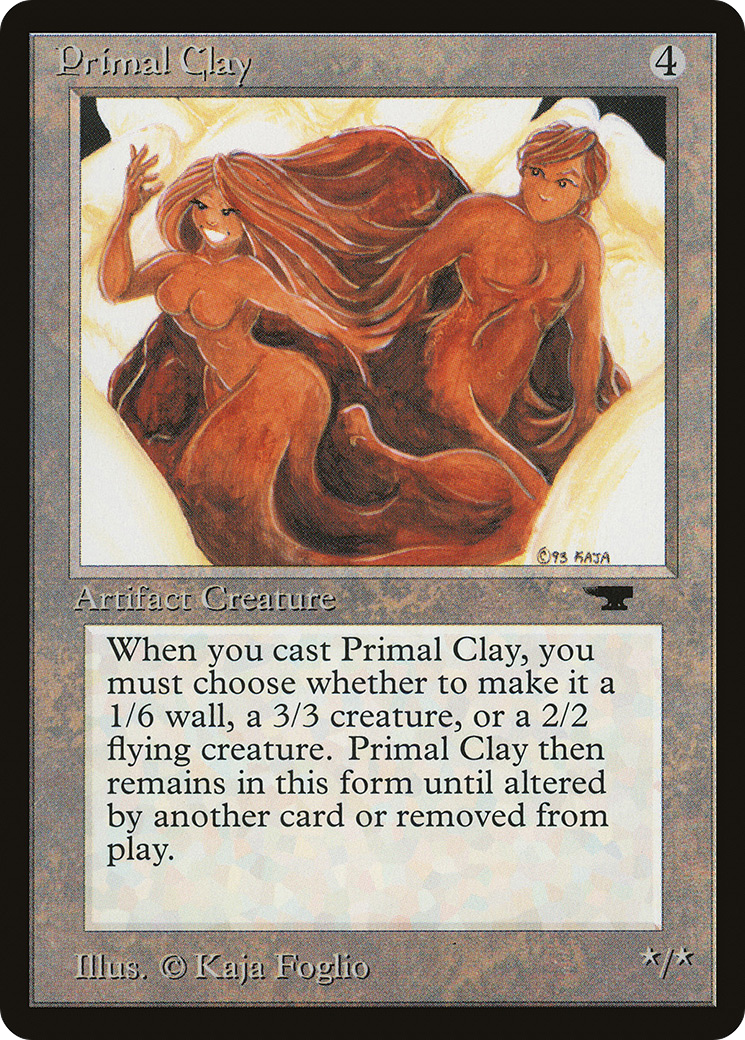 Primal Clay (ATQ-) [Oldschool] Antiquities MTG Single Wizards of the Coast