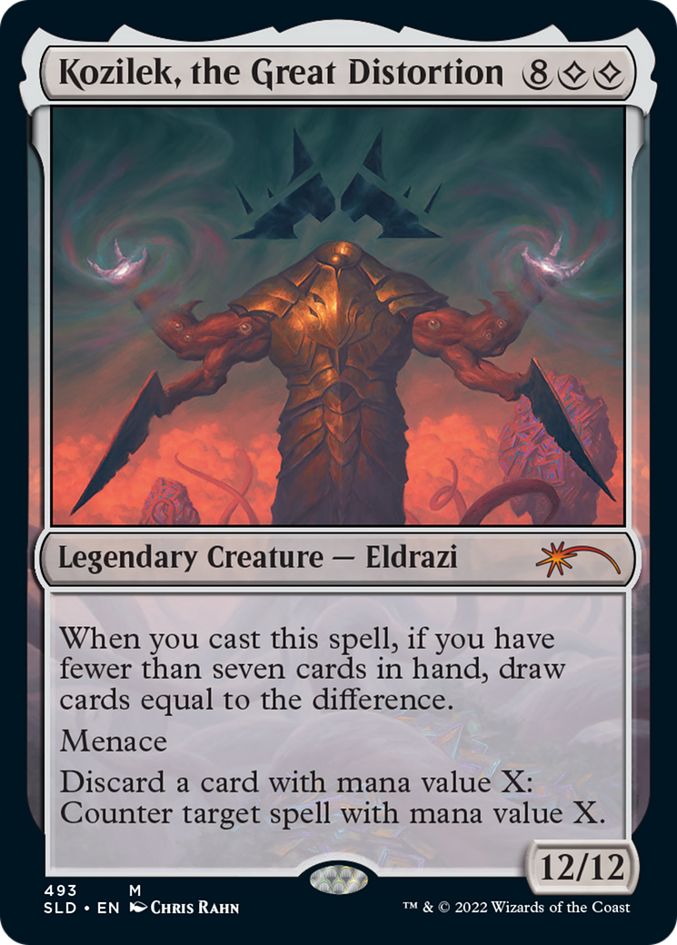 Kozilek, the Great Distortion (SLD-493) [Secret Lair] Drop MTG Single Wizards of the Coast