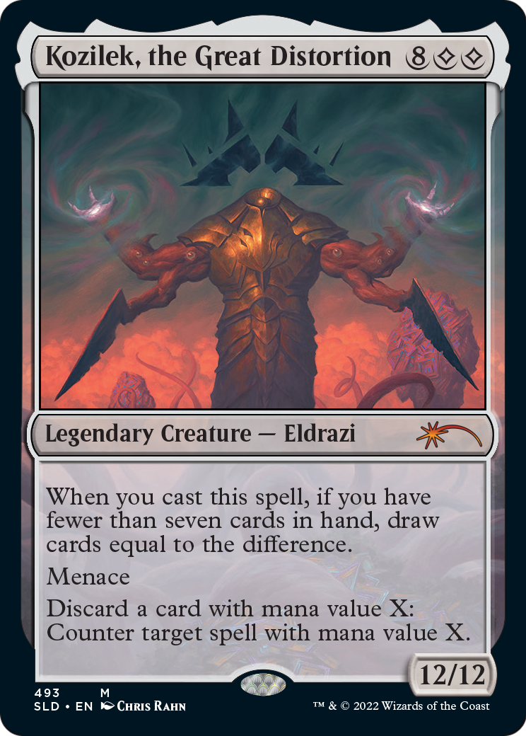Kozilek, the Great Distortion (SLD-493) [Secret Lair] Drop Foil MTG Single Wizards of the Coast