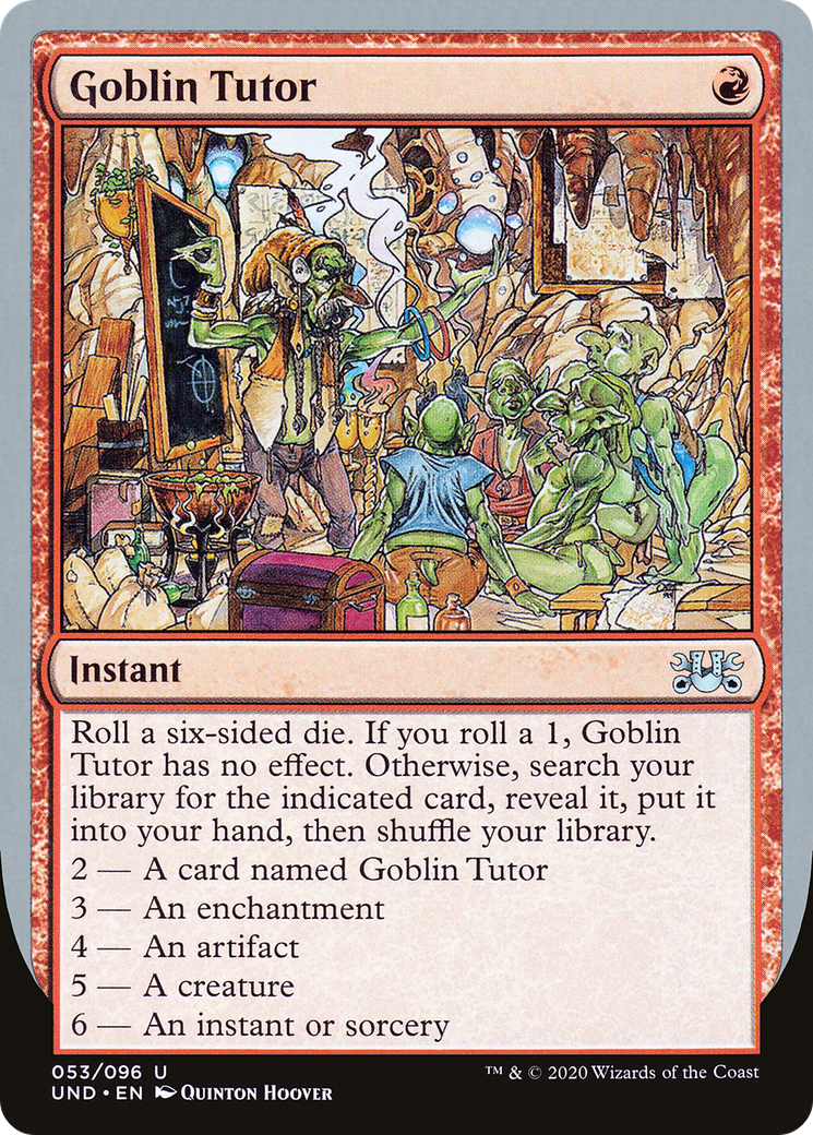Goblin Tutor (UND-053) [Unsanctioned] MTG Single Wizards of the Coast