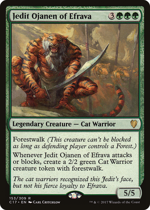 Jedit Ojanen of Efrava (C17-153) [Commander 2017] MTG Single Wizards of the Coast