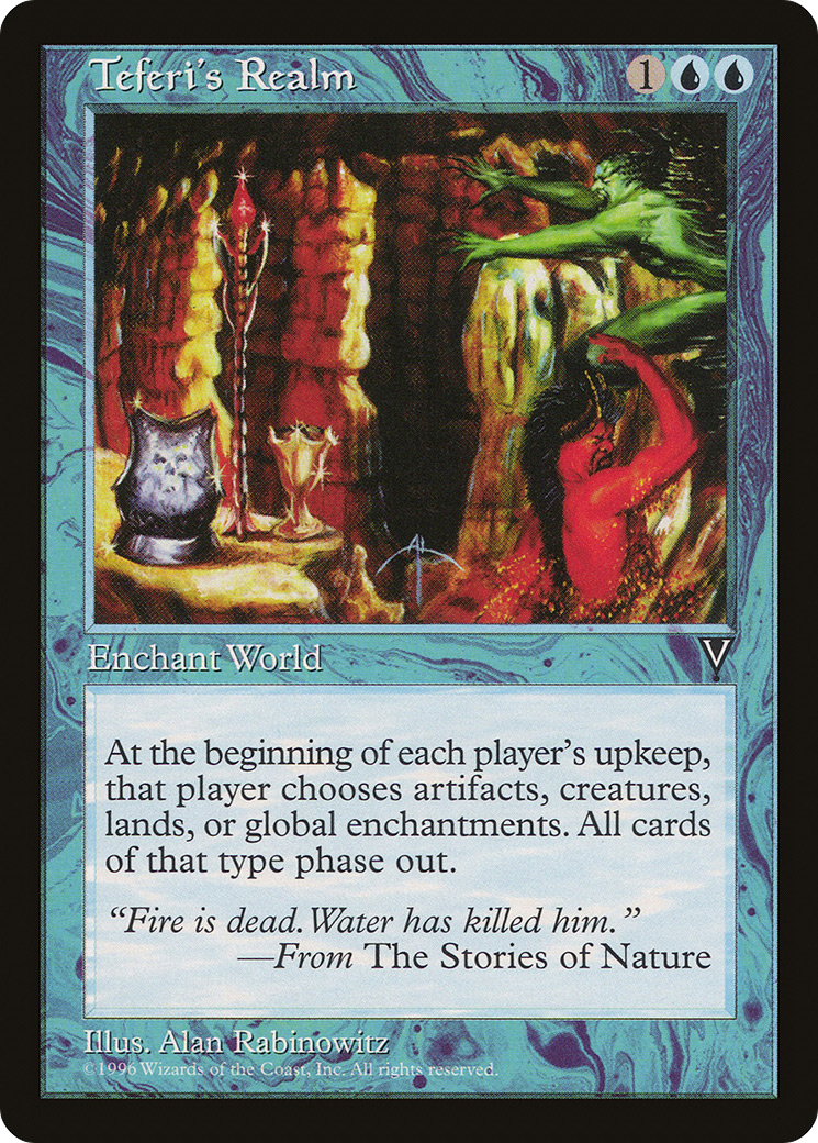 Teferi's Realm (VIS-044) [Visions] MTG Single Wizards of the Coast