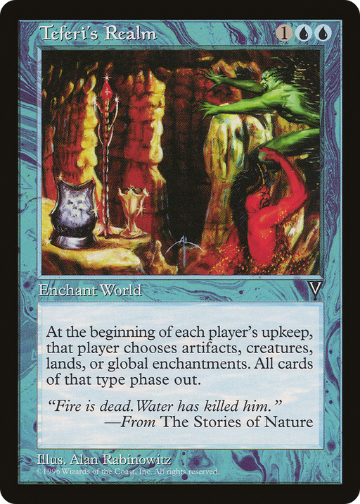 Teferi's Realm (VIS-044) [Visions] MTG Single Wizards of the Coast