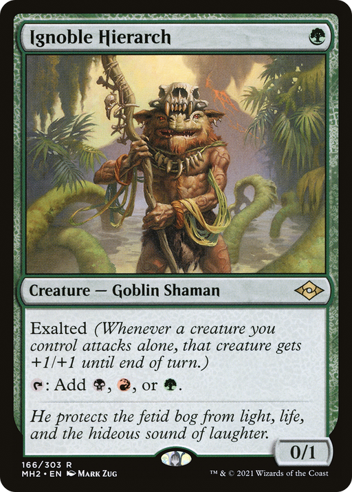 Ignoble Hierarch (MH2-166) [Modern Horizons 2] MTG Single Modern Horizons 2