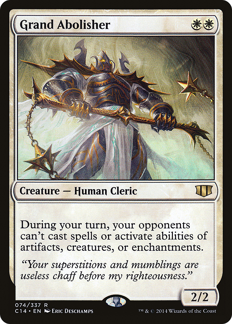 Grand Abolisher (C14-074) [Commander 2014] MTG Single Wizards of the Coast