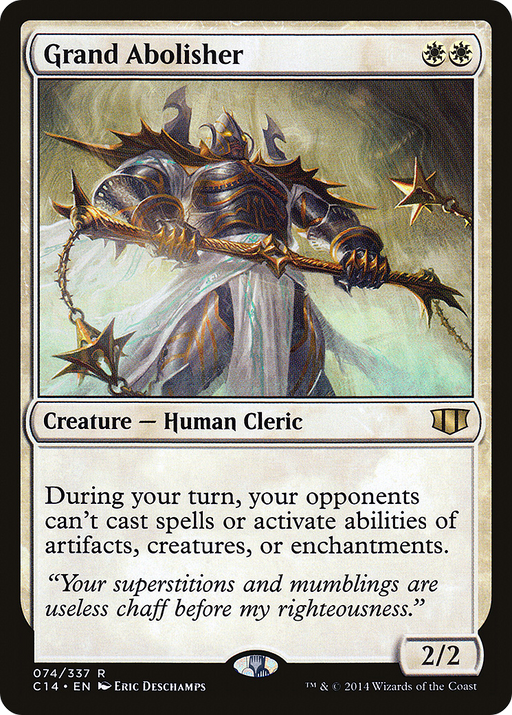 Grand Abolisher (C14-074) [Commander 2014] MTG Single Wizards of the Coast
