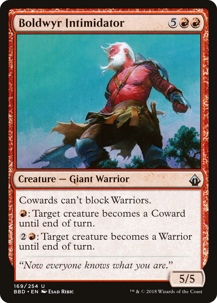 Boldwyr Intimidator (BBD-169) [Battlebond] Foil MTG Single Wizards of the Coast