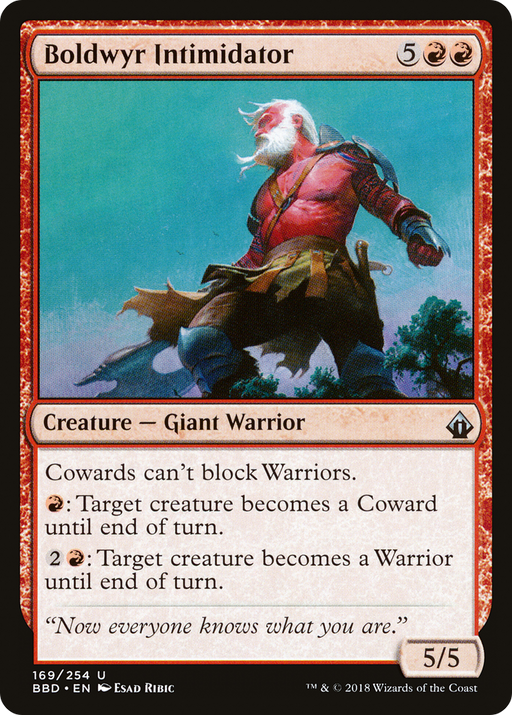 Boldwyr Intimidator (BBD-169) [Battlebond] MTG Single Wizards of the Coast