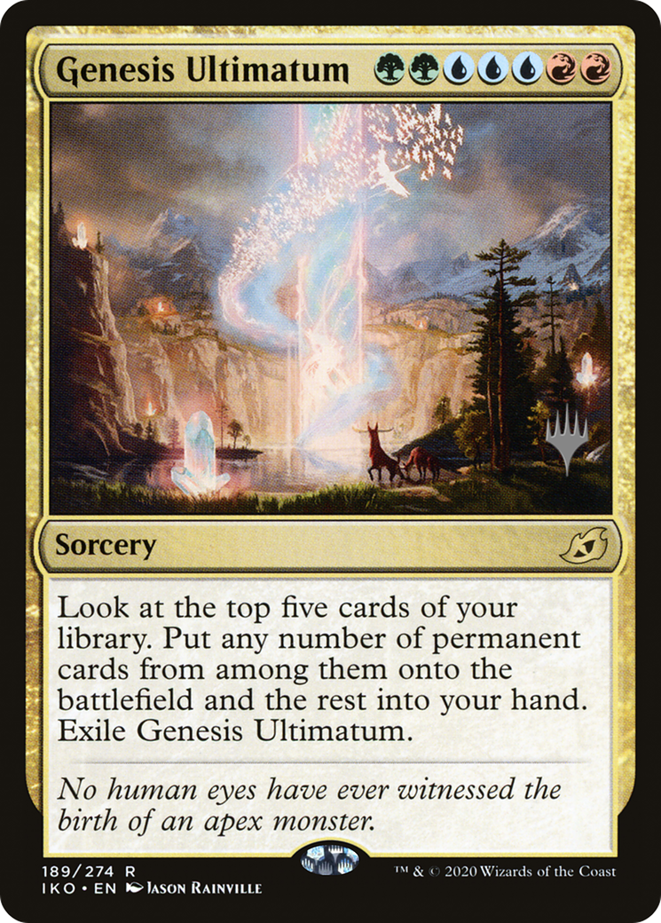 Genesis Ultimatum (PPIKO-189) [Ikoria: Lair of Behemoths Promos] MTG Single Wizards of the Coast