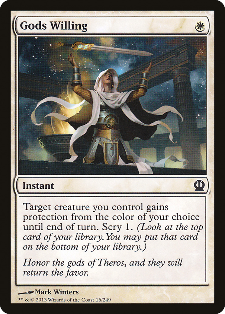 Gods Willing (THS-016) [Theros] Foil MTG Single Wizards of the Coast