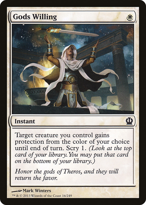 Gods Willing (THS-016) [Theros] Foil MTG Single Wizards of the Coast