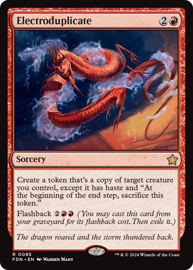 Electroduplicate (FDN-085) [Foundations] MTG Single Wizards of the Coast
