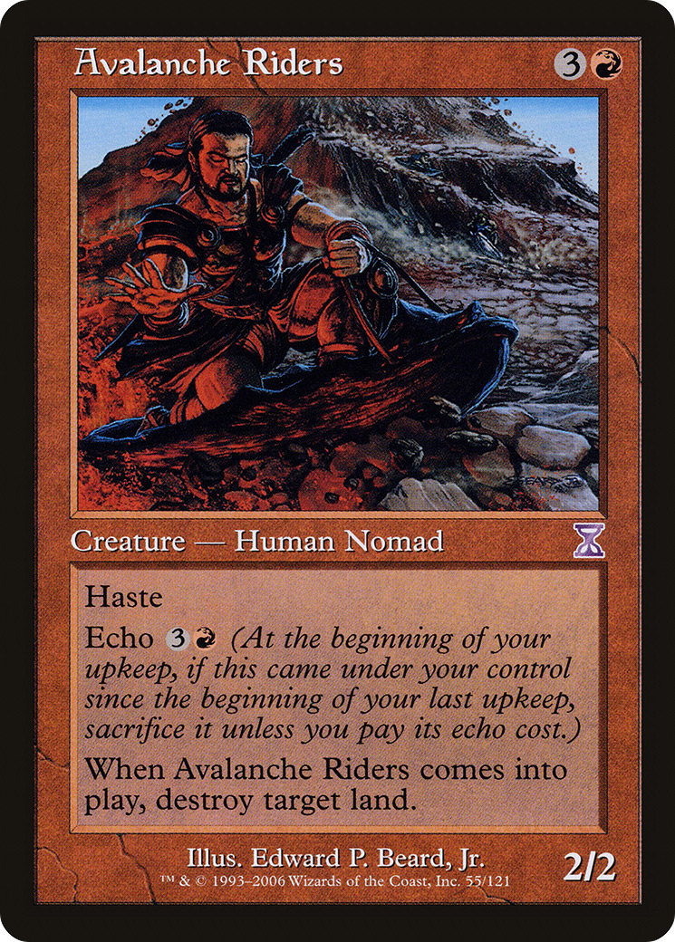 Avalanche Riders (TSB-055) [Time Spiral Timeshifted] MTG Single Wizards of the Coast