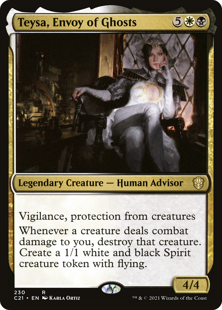 Teysa, Envoy of Ghosts (C21-230) [Commander 2021] MTG Single Wizards of the Coast