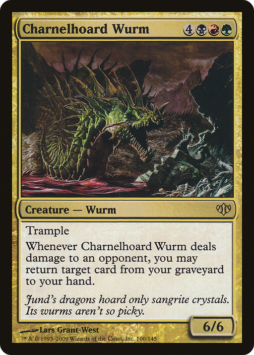 Charnelhoard Wurm (CON-100) [Conflux] MTG Single Wizards of the Coast