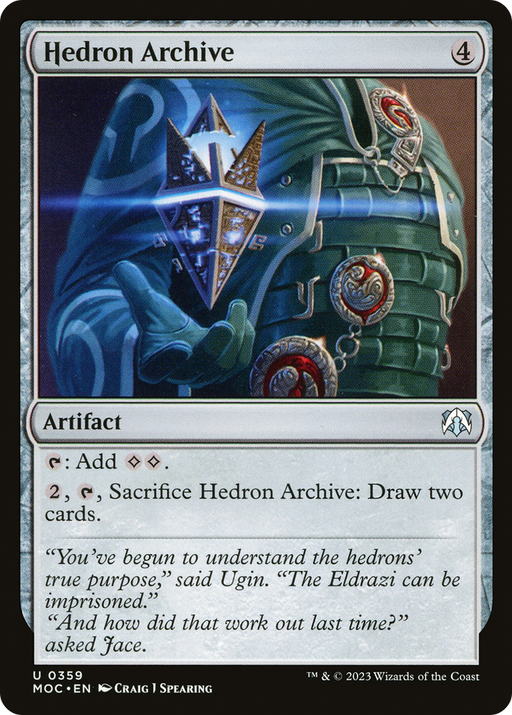 Hedron Archive (MOC-359) [March of the Machine Commander] MTG Single Wizards of the Coast