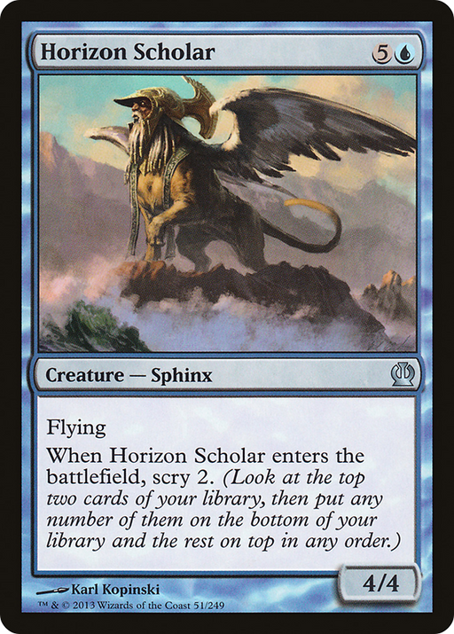 Horizon Scholar (THS-051) [Theros] MTG Single Wizards of the Coast