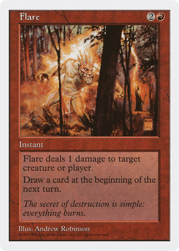 Flare (5ED-230) [Fifth Edition] MTG Single Wizards of the Coast