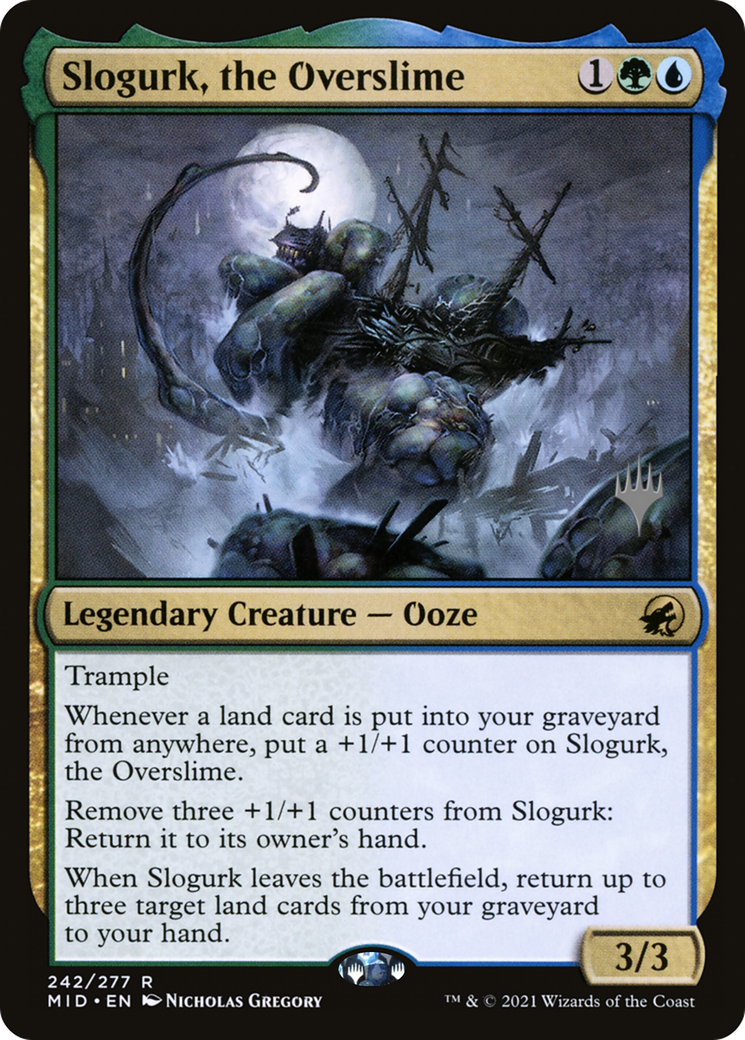Slogurk, the Overslime (PPMID-242) [Innistrad: Midnight Hunt Promos] MTG Single Wizards of the Coast