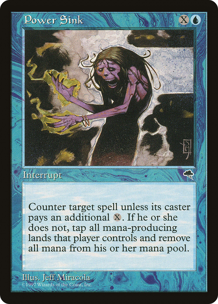 Power Sink (TMP-078) [Tempest] MTG Single Wizards of the Coast